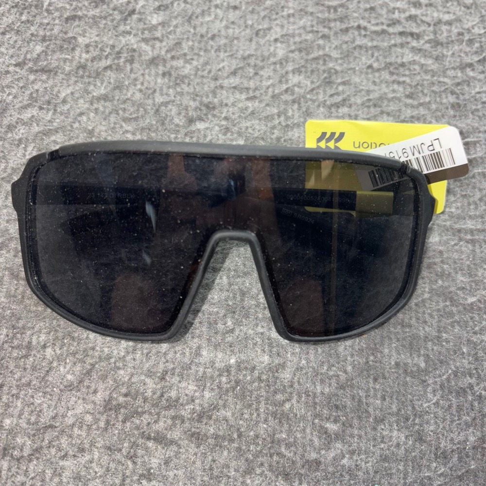 All in Motion Adult Shield Sunglasses Matte Black 23 143 DI RBLK Recycled Frame